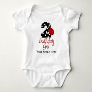 Body 2e fille anniversaire - Ladybug - 2 Bug dame