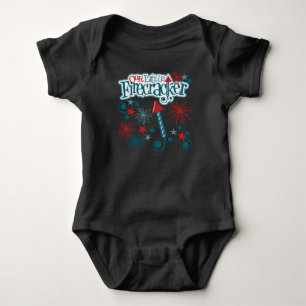 Body 4 juillet Bébé Noir une pièce