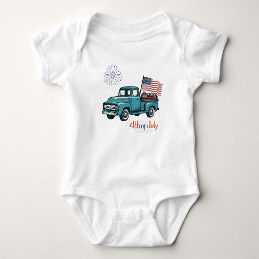 Body 4 juillet rustique/vintage (Devant)