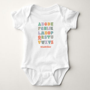 Body ABC - Alphabet Bodysuit personnalisé bébé