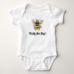Body Abeille de miel premier anniversaire bébé une pièc