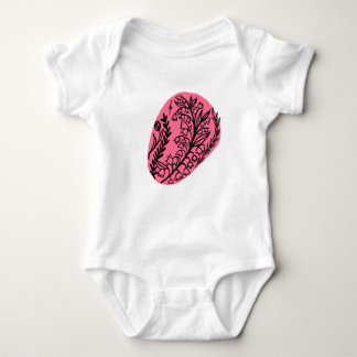 Body Abstrait Boho Tache De Peinture Avec Fleurs Sauvag
