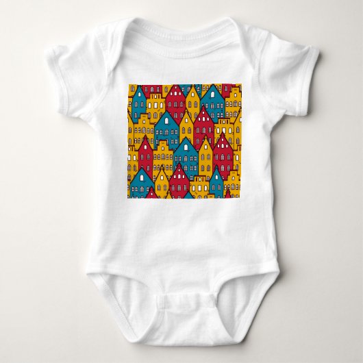 Body Abstrait urbain : motif urbain vintage (Devant)