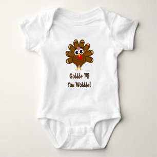 Body Action de grâce de bébé 1ère fois Gobble jusqu'à c