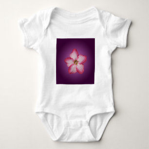 Body Adénium Fleur Rose Flore Dégradé Violet