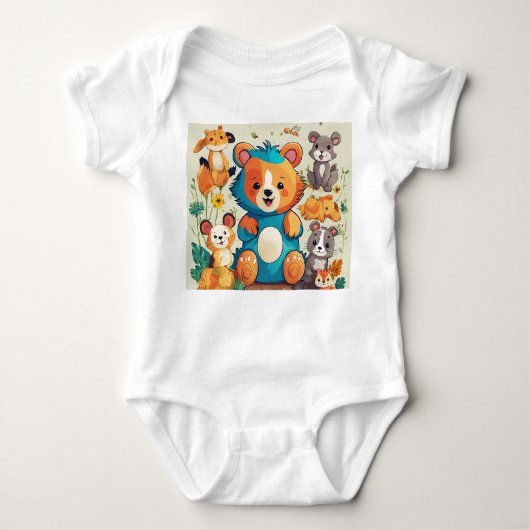 Body Adorable Animal Edition Babysuit (Devant)