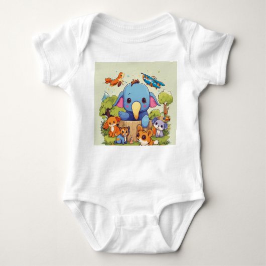 Body Adorable Animal Edition Babysuit (Devant)