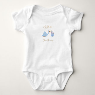 Body Adorable Blue Creature Graphic Baby T-Shirt - Soft