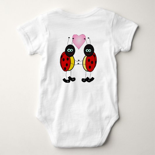 Body Adorable Bodysuit bébé Ladybug (Dos)