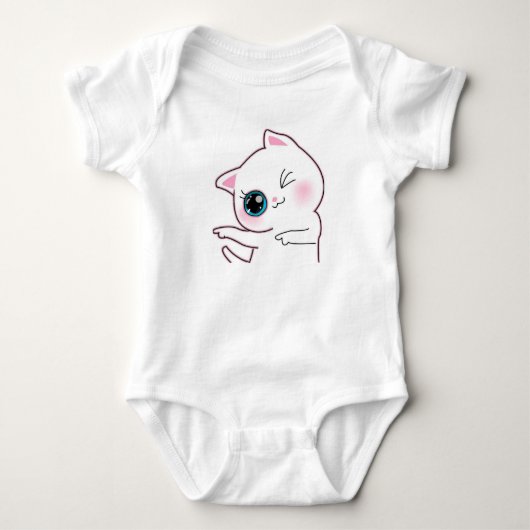 Body Adorable Chat De Bow Rose (Devant)