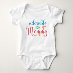 Body Adorable Comme Mon Citation Maman Nouveau Bodysuit