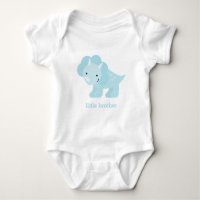 adorable Dinosaure Bleu Bébé
