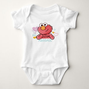 Body Adorable Elmo   Ajoutez Votre Propre Nom