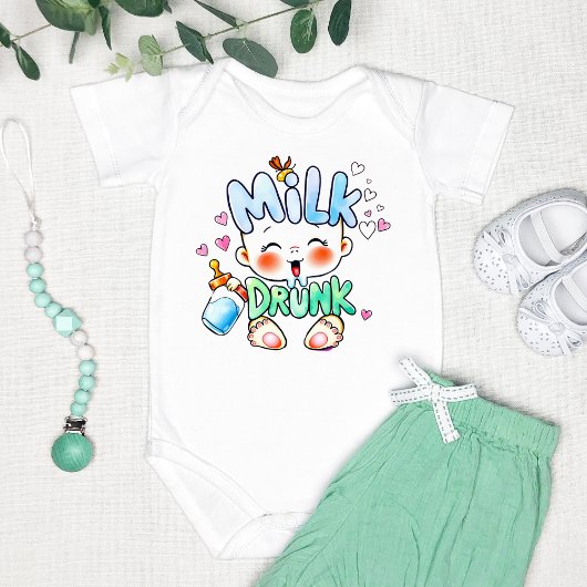 Body Adorable "Lait ivre" Drôle