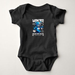 Body Adorable Little Outlaw Baby Bodysuit - Ourson Bleu