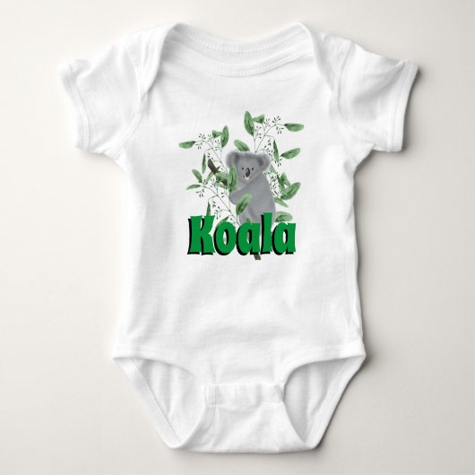 Body Adorable Ours de Koala Escalade Eucalyptus Arbre (Devant)