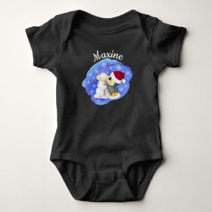 Body Adorable Penguin Et Snowman Avec Le Nom Baby Bodys
