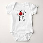Body Adorable Petit Love Bug - Douce Coccinelle (Devant)