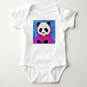 Body Adorable Petit Panda - Conception Plat