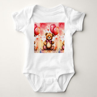 Body Adorable Teddy avec T-Shirt pour enfants en ballon