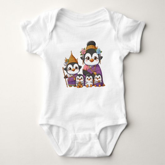 Body Adorable Thailande Penguin Bodysuit Baby (Devant)
