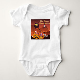 Body Adorablement Mignonne "Mon Premier Halloween"