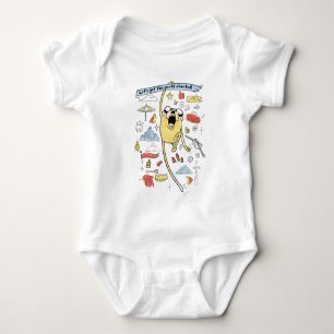 Body Adventure Time "Party" Jake Sketch T-Shirt