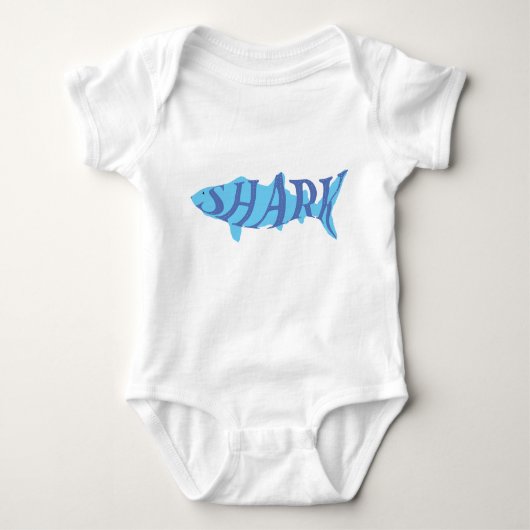 Body Aesthetic Playful Nautical Shark Splash Typography (Devant)
