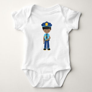 Body African American Boy, Policeman, Police Officer
