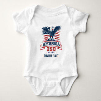 Body Aigle américain patriotique Joyeux 250e anniversai