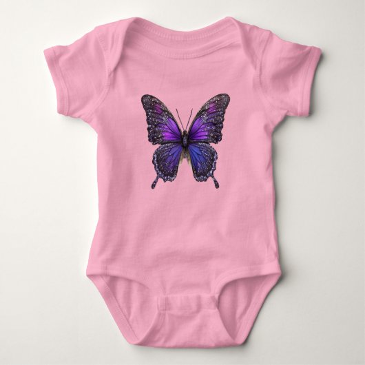 Body Ailes rides : Papillon pourpre (Devant)