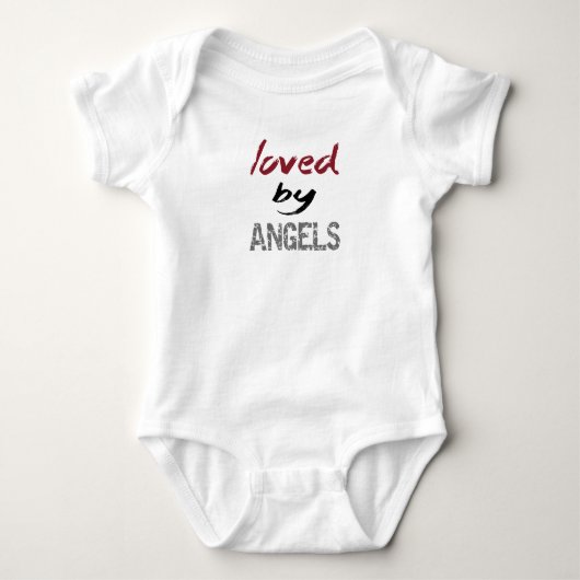 Body Aimé par les anges bébé creeper (Devant)