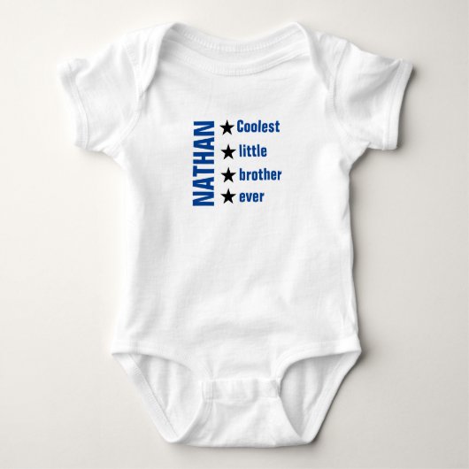 Body Ajouter Votre Nom Bébé Jersey Bodysuit (Devant)