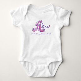 Body Alice filles nom & sens Un vêtement monogramme