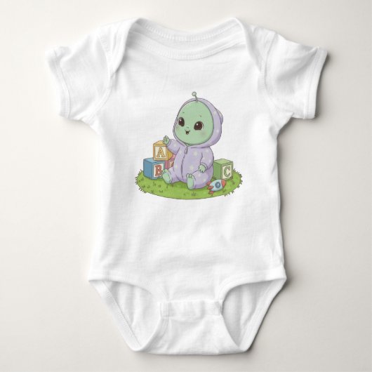 Body Alien Baby Bodysuit (Devant)