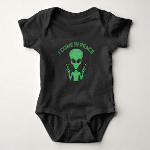Body Alien vert je viens en paix Extraterrestre OVNI
