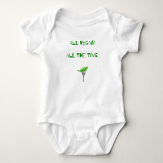 Body All Vegan All Time - Pro Vegan Baby Humour