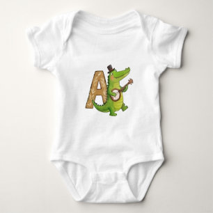Body Alligator Mignon Jouant du Banjo