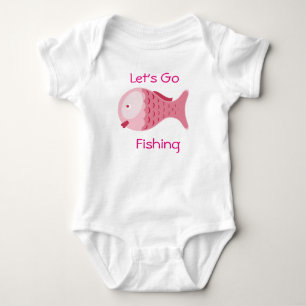 Body Allons pêcher Pink Baby one Piece Tee