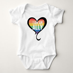 Body Ally Pride Rainbow Baby Bodysuit