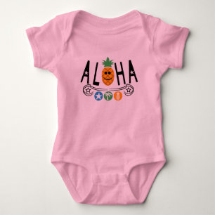 Body Aloha Pineapple Design - Bodysuit Baby Jersey