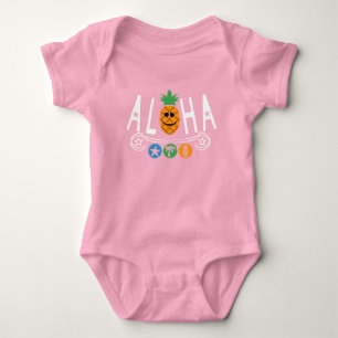 Body Aloha Pineapple Design - Bodysuit Baby Jersey