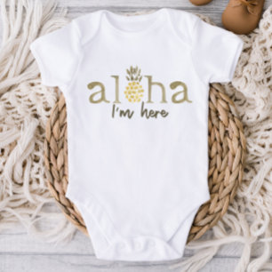Body Aloha Pineapple Nouveau Bodysuit bébé