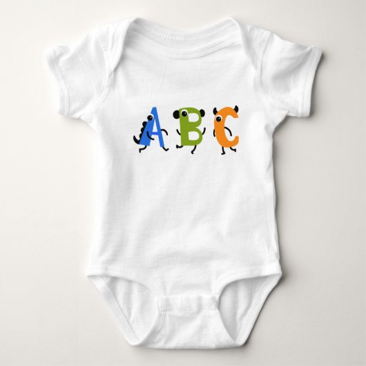 Body Alphabet ABC de petit monstre (Devant)