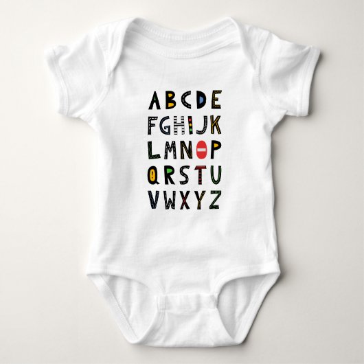 Body Alphabet de construction (Devant)