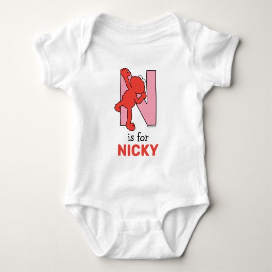 Body Alphabet d'Elmo | N Rose (Devant)