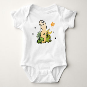 Body Alphabet Dino pour Bébés dont le Nom Commence par