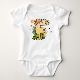 Body Alphabet Dino pour Bébés dont le Nom Commence par