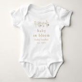 Body ALYSSA Floral Baby in Bloom Pregnancy Faire-part (Devant)