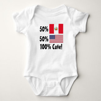 Body Américain des Péruviens 50% de 50% 100% mignon